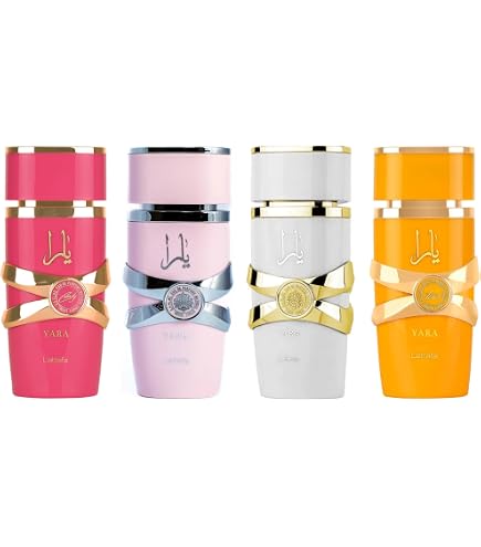 Amazon.com : Lattafa Perfumes Yara Pink and Asad Bourbon Eau de